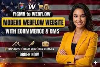 create modern webflow website design figma to webflow developer ecommerce cms