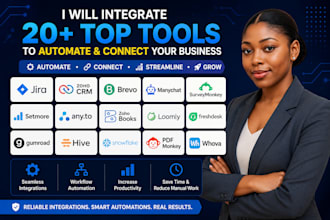integrate jira zoho crm brevo manychat survey monkey setmore loomly freshdesk
