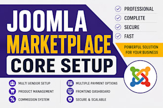 build a joomla multi vendor marketplace website for your store