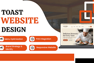design toast pos restaurant website, setup online ordering
