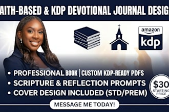 design and format your prayer journal or daily devotional for KDP