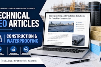 technical SEO articles about construction waterproofing and insulation