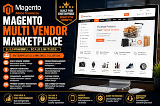 build and develop magento multi vendor marketplace website