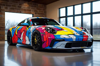 professional van wrap, vehicle wrap, car wrap design