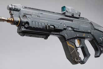 create weapon concept art for you