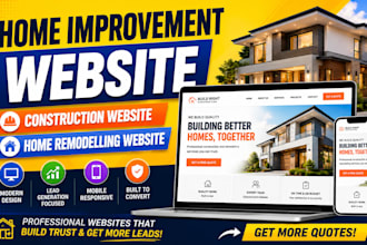 build construction website home improvement website home remodelling website