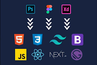 convert figma design to responsive next js website