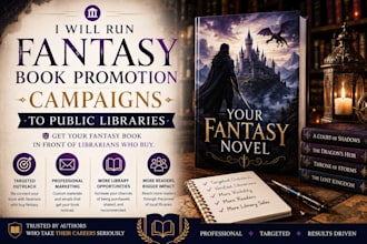 run fantasy book promotion campaigns to public libraries