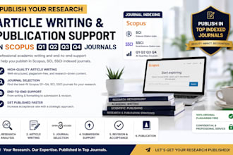 write publish article writing on scopus q1 q2 q3 q4 ssci sci indexed journal