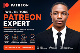 design and setup your patreon creator profile