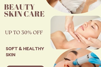 beauty and skincare social media posts
