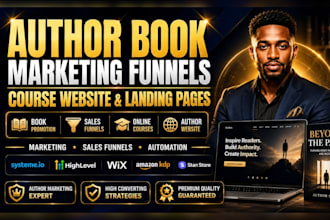 setup author kdp book markeing funnel, book sales funnel,online course promotion