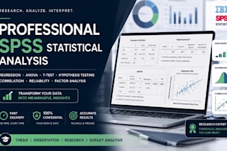 do spss data analysis, statistical analysis and interpretation