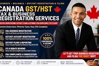 do canada gst hst tax registration and cra business filing