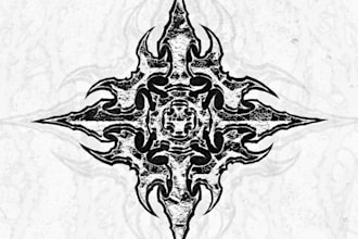 create custom folk metal band logo