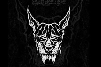 make unique deathcore band branding logo
