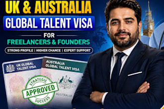 apply for UK and australia global talent visa for freelancers and founders