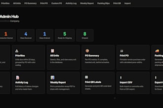 build you a qr barcode scanning production tracker