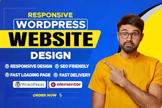 build wordpress website design, on bluehost, namecheap, hostinger, siteground