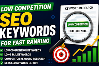 find low competition SEO keywords for fast google ranking