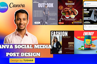 design editable canva social media posts and templates