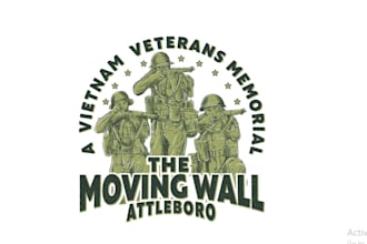create unique veterans and military logo