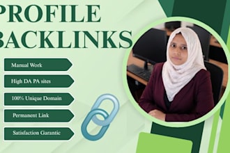 do  social media profile backlinks for SEO link building