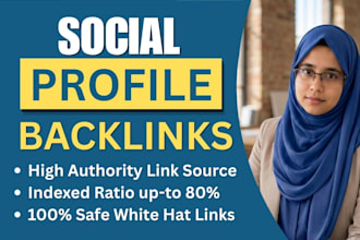 do  social media profile backlinks for SEO link building