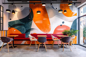 draw any graffiti mural wall art or banner