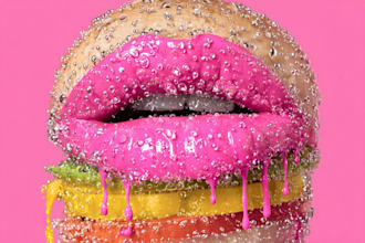 design modern food pop art menu for restaurant cafe and fast food