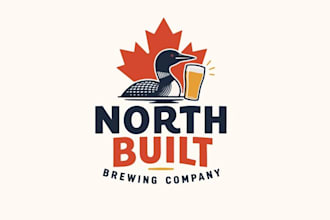 design canadian craft brewery logo
