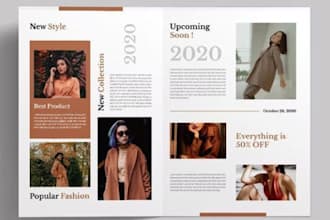 design product marketing sales booklet catalogue, apparel promotional lookbook