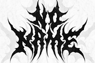 draw chaotic black  design