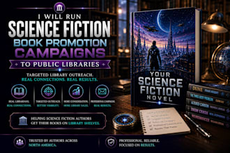 run science fiction book promotion campaigns to public libraries