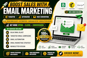 do bulk email blast, email marketing, automation and email marketing campaign