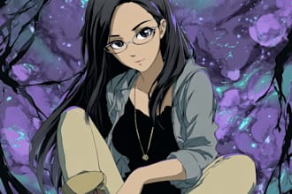 draw beautiful sfw or nsfw anime art illustration