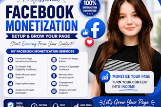 do facebook monetization organically with meta ads setup
