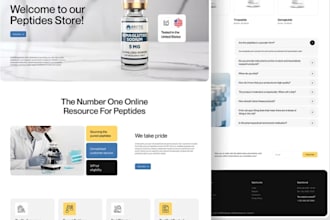 develop your peptide website, fda compliant, biotech research use, peptide store