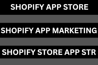 do app shopify store rescume store promotion