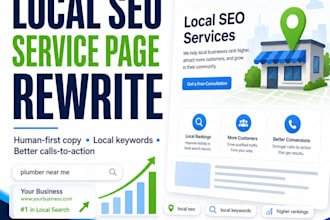 rewrite your service page for local SEO