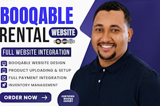 booqable website design and redesign, online booking website and rental website