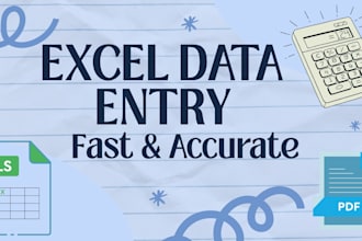 do excel data entry fast and accurately