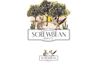 make eye catching screwbean beer and cactus logo