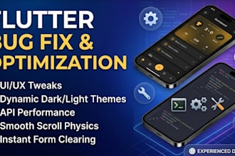 fix flutter UI bugs, dynamic themes, and scroll physics