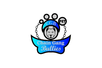 design mascot chain gang bullies logo