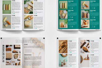 design luxury b2b jewelry, fashion, or beauty product catalog catalogue lookbook