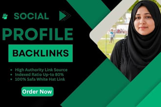 provide  profile backlinks and high da links for SEO ranking