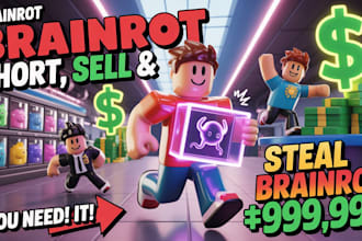 help you create a steal a brainrot game lucky block game simulation game