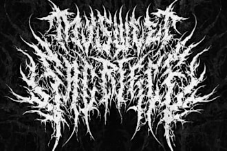 create custom progressive metal band logo