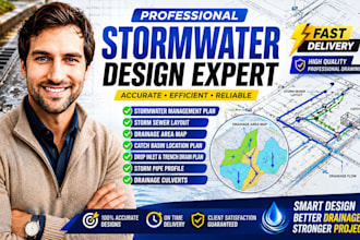 design stormwater management, drainage map storm sewer layout catch basin plan
